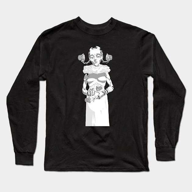 Broken android-matriarh Long Sleeve T-Shirt by Takeshi Kolotov